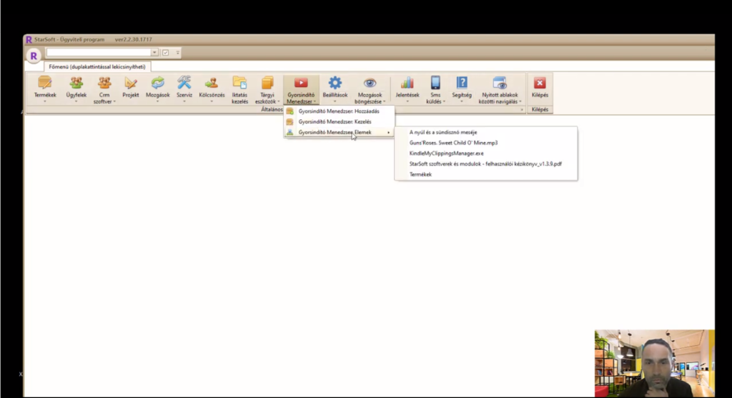 Gyorsindito menedzser