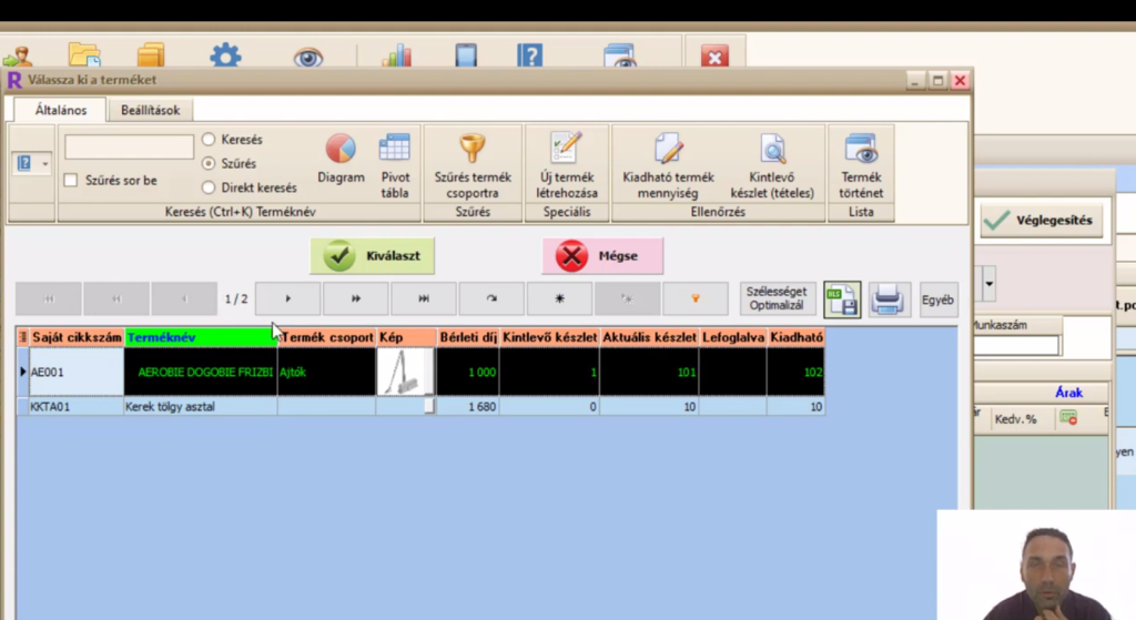 Egyedi ERP - kölcsönzés