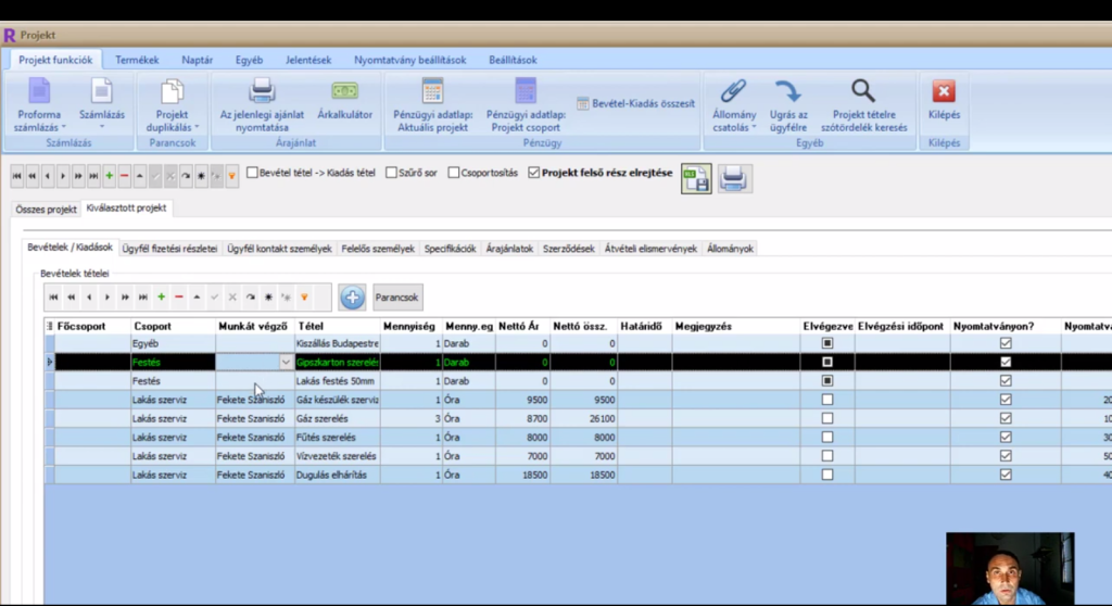 Egyedi ERP - árajánlat készítése