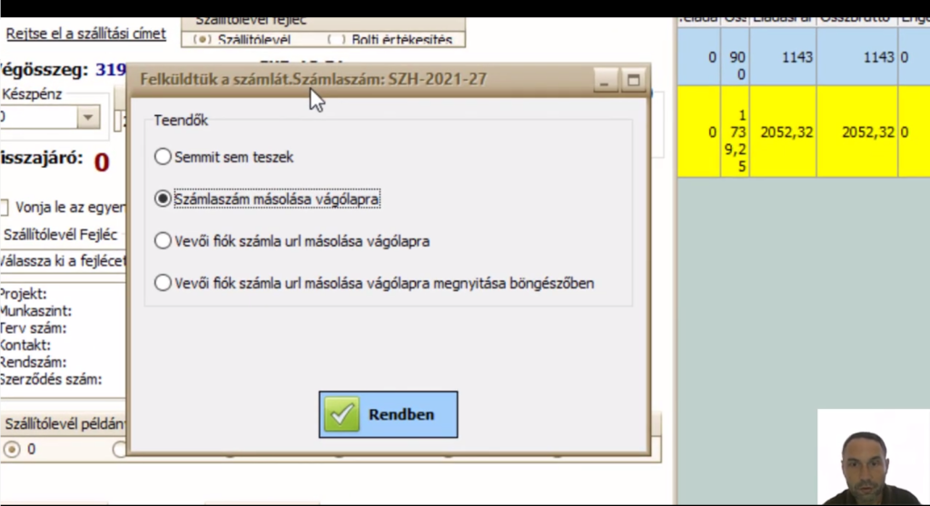 Egyedi ERP - számlázz.hu